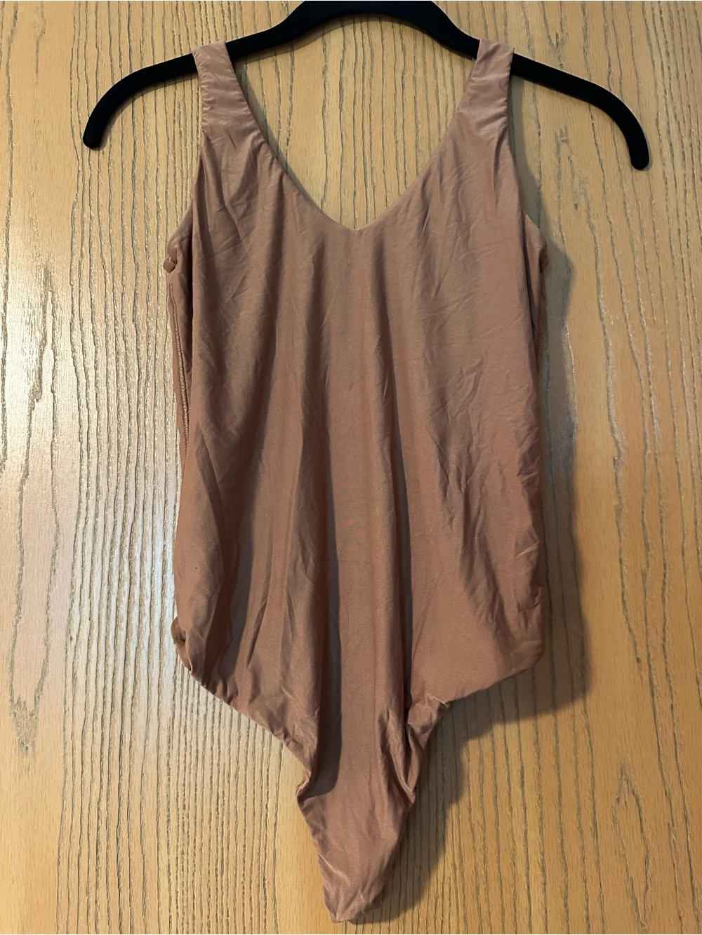 aerie Mauve Rose V-Neck Tank Bodysuit